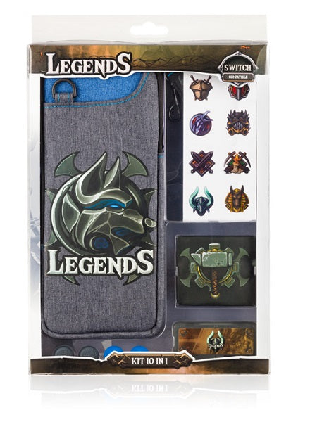 Fundas Y Almacenamiento Indeca Legen DS - Starter pack ( Nintendo Switch ) - Kit de accesorios con funda Fundas Y Almacenamiento Indeca Legen DS - Starter pack ( Nintendo Switch ) - Kit de accesorios con funda